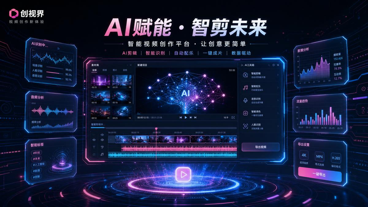 黄色仓库【黄色仓库 AI视频教程】AI视频剪辑工具完整视频演示 | 智能剪辑视频教程
